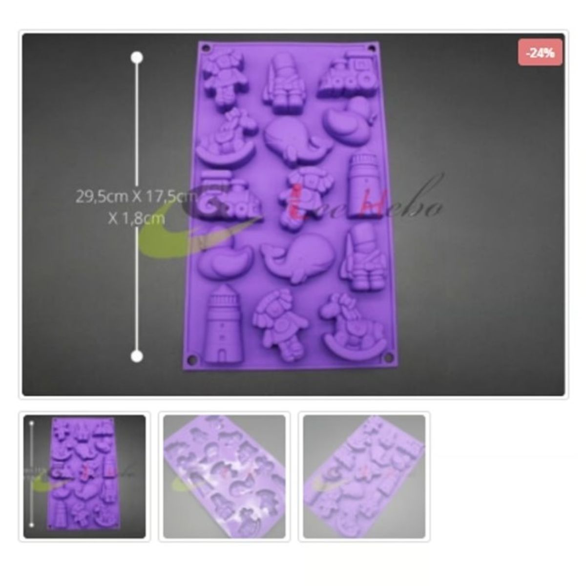 GENERICO - Molde De Silicona Molde Baby Showers