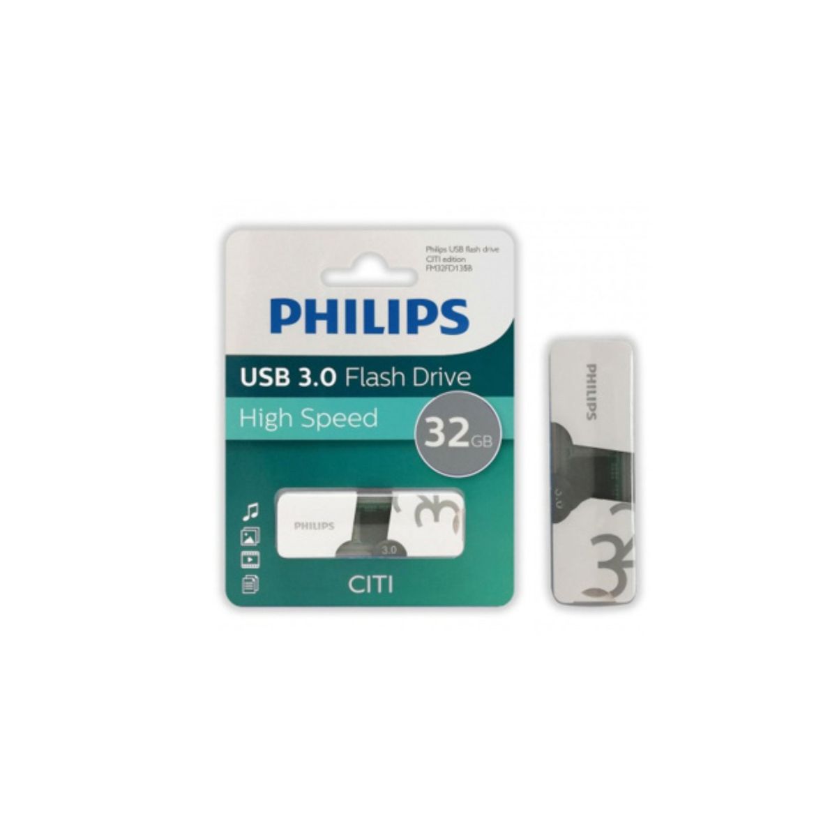 PHILIPS - Pendrive 32gb Philips Citi 3.0 - SC