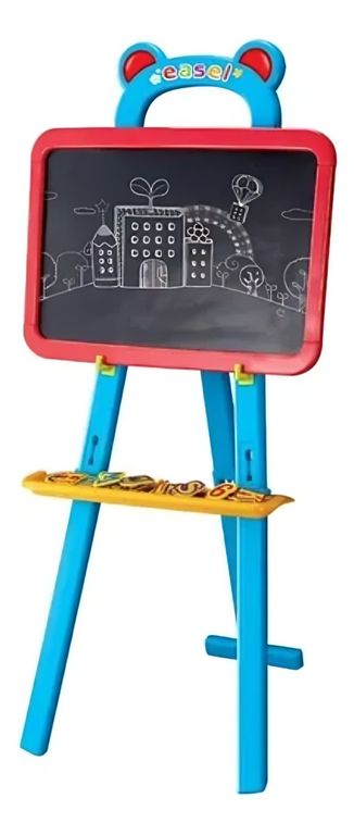 Pizarra 2 en 1 Infantil Superficie para Pintar y Dibujar