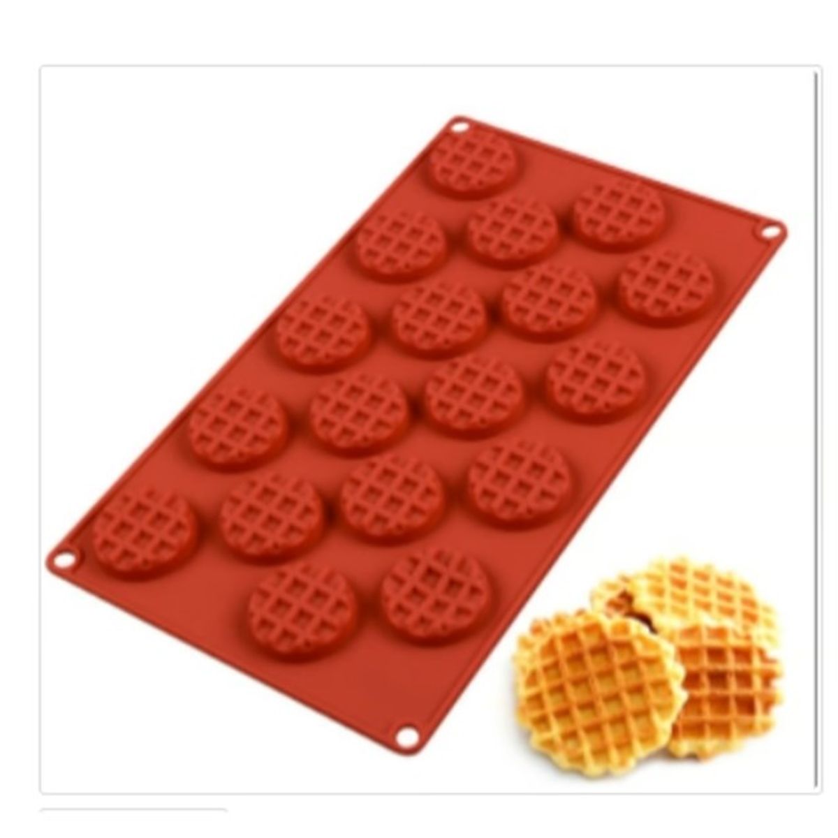 GENERICO - Molde De Silicona Molde Forma Wafles
