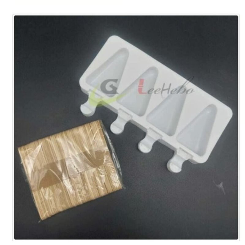 GENERICO - Molde De Silicona Molde Helado 4 Divisiones Paleta GT-N2