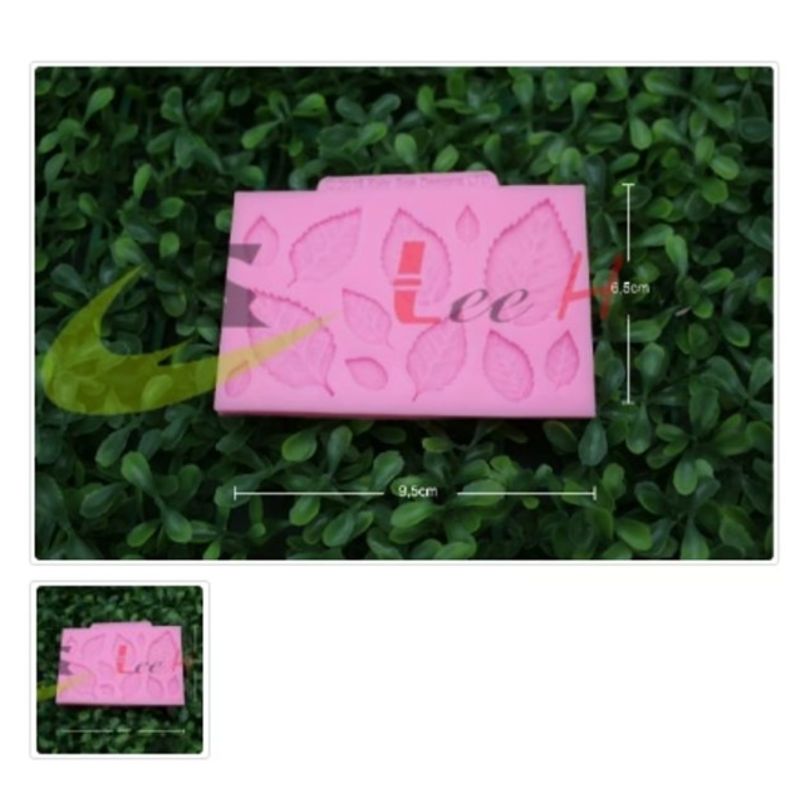 GENERICO - Molde De Hojas Para Fondant Silicona Reposteria