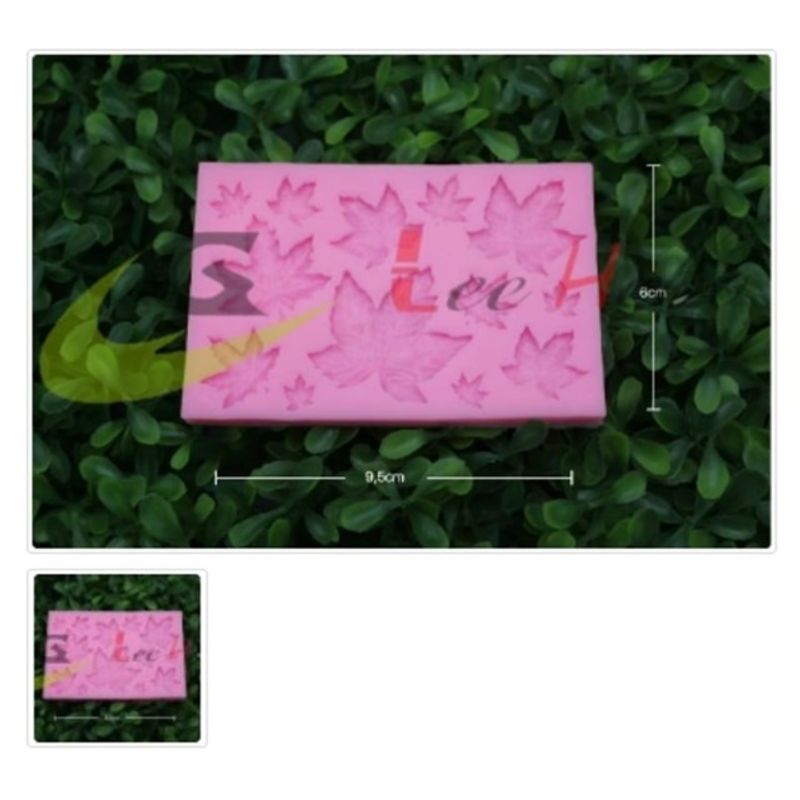 GENERICO - Molde De Hojas Para Fondant Silicona