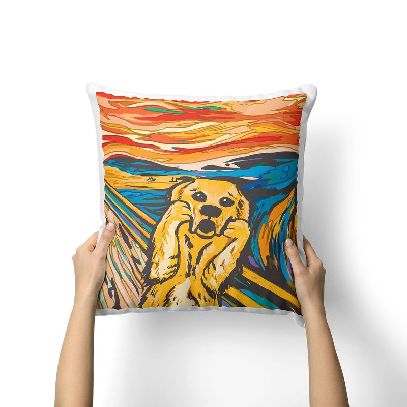 CREANGO - COJIN 40X40CM PERRO - EL GRITO DE EDVARD MUNCH