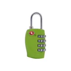 GENERICO - Candado Seguridad Para Bolsos Y Maletas Con Clave Verde - SC