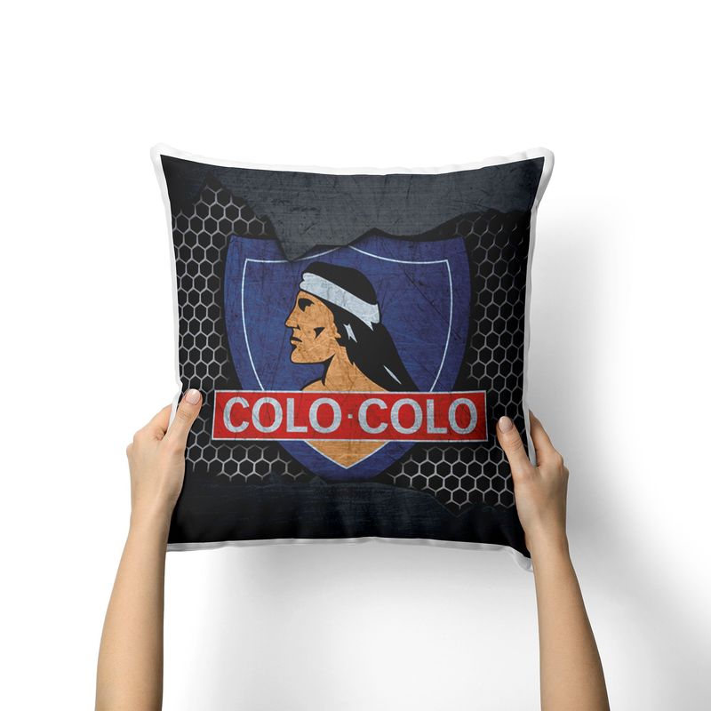 CREANGO - COJIN DECORATIVO COLOCOLO EQUIPO DE FUTBOL