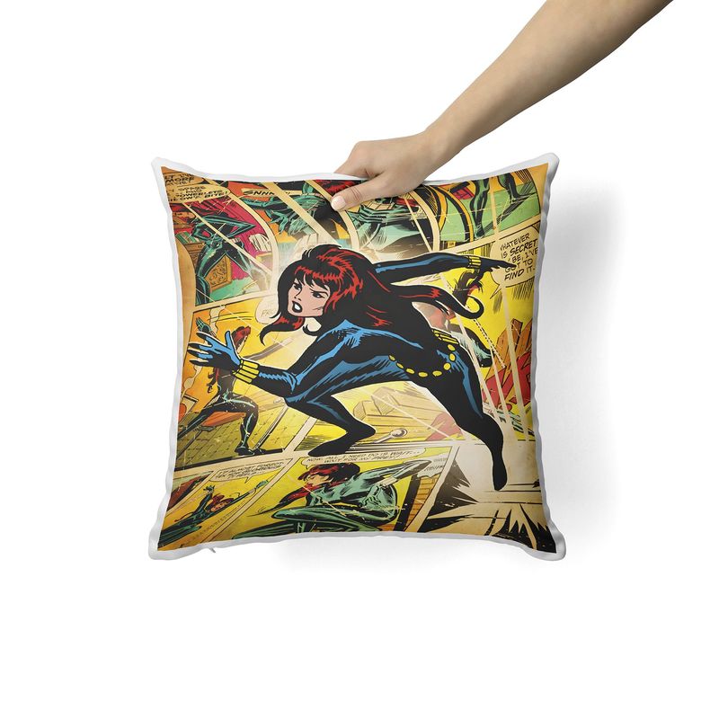 CREANGO - COJIN DECORATIVO VIUDA NEGRA MARVEL