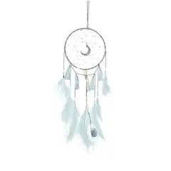 SOLEIO - Atrapasueños LED Decoración Colgante Blanco