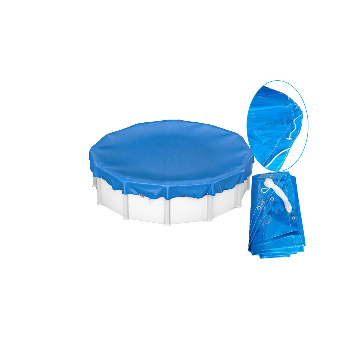 GENERICO - Cobertor para Piscina Redonda 3.05 Resistentes