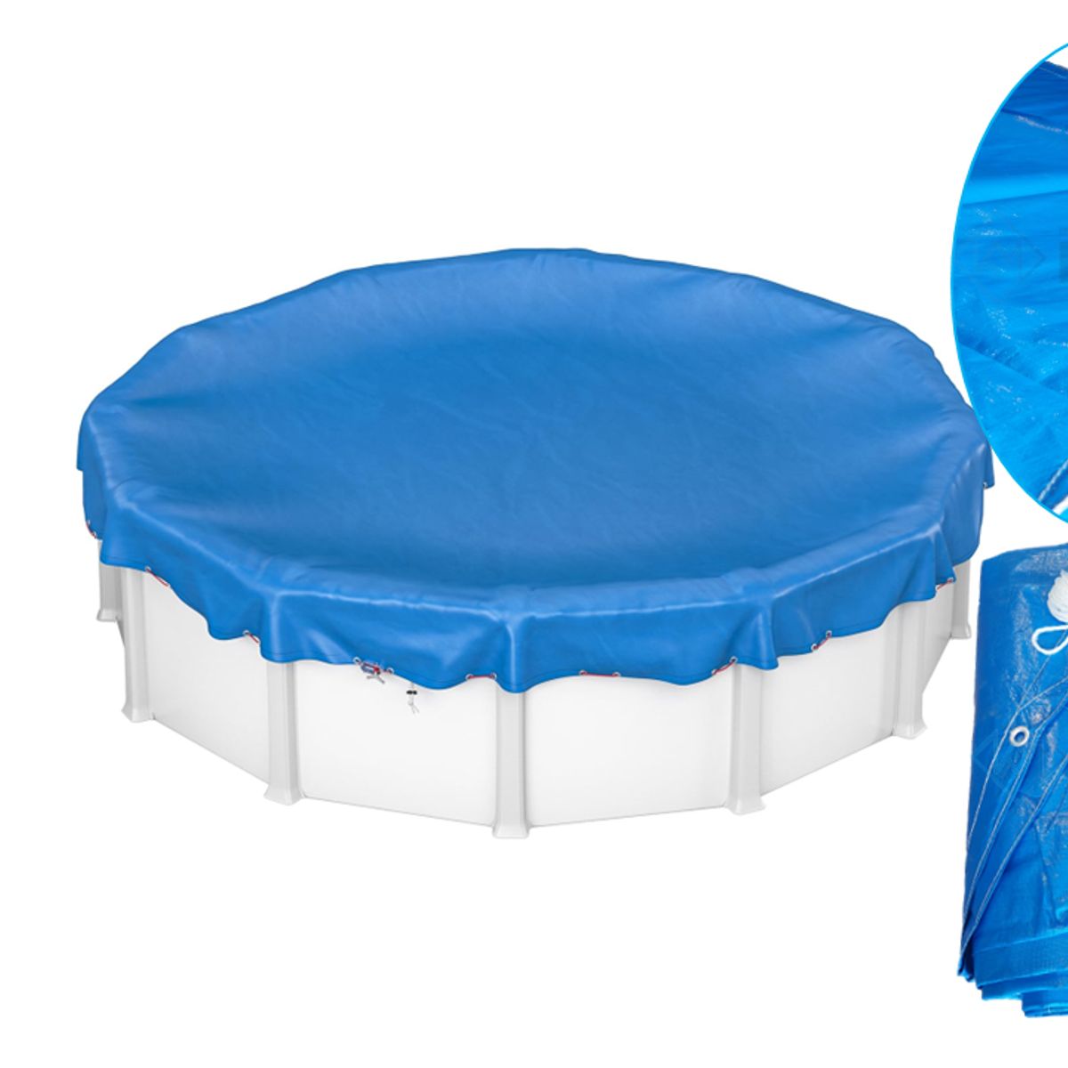 GENERICO - Cobertor para Piscina Redonda 3.66 Resistentes