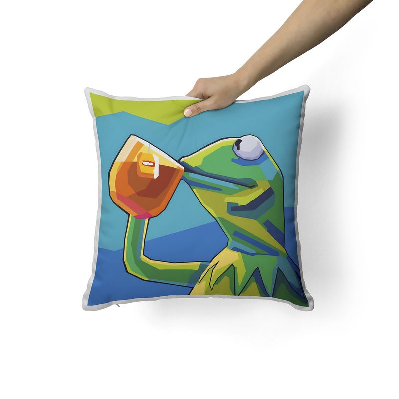 CREANGO - COJIN DECORATIVO KERMIT LA RANA MUPPETS