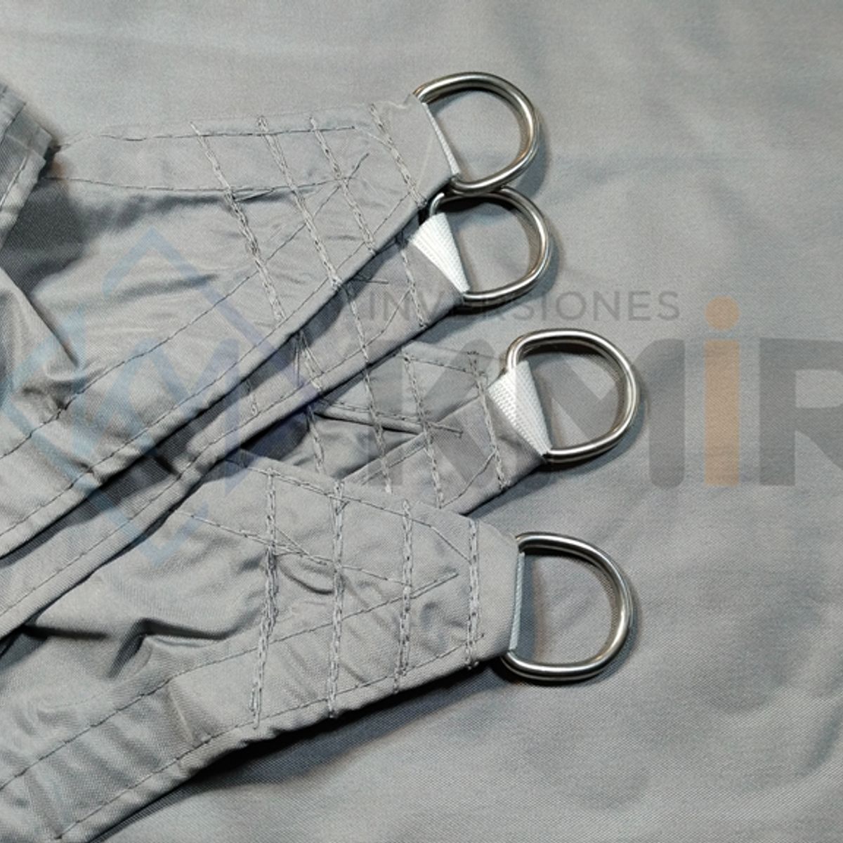 GENERICO - Lona Sombreadora 4x5 Impermeable Gris