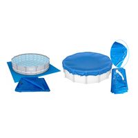 Cobertor + piso protector para Piscina de 3.05 Redonda Resistentes