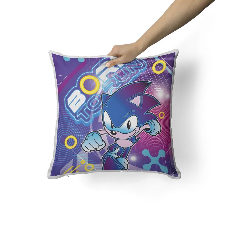 CREANGO - COJIN DECORATIVO SONIC EL ERIZO VIDEO JUEGOS