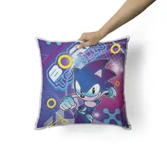 CREANGO - COJIN DECORATIVO SONIC EL ERIZO VIDEO JUEGOS