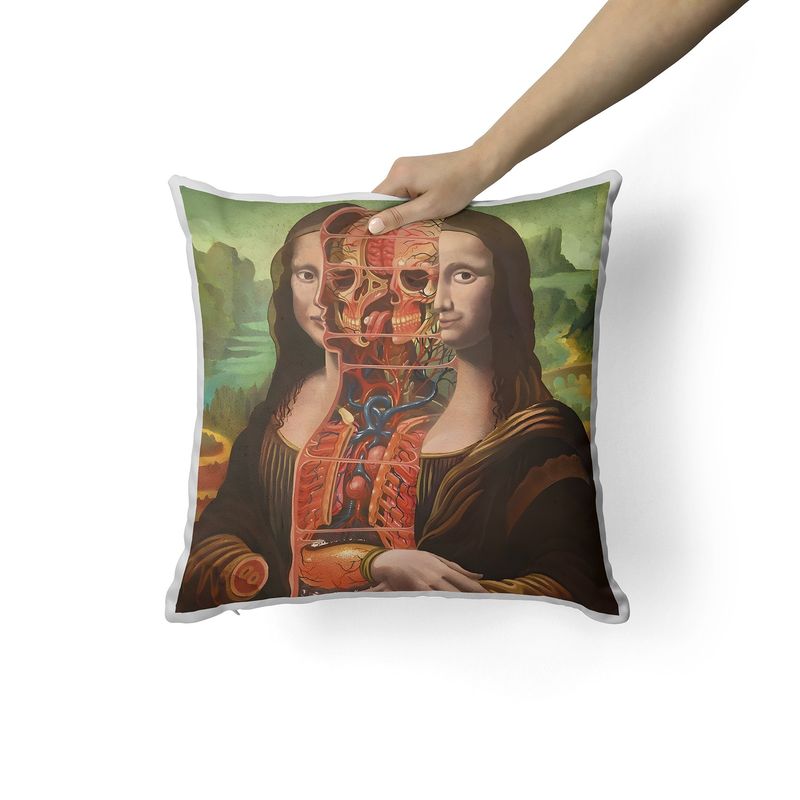 CREANGO - COJIN DECORATIVO MONALISA ANATOMIA