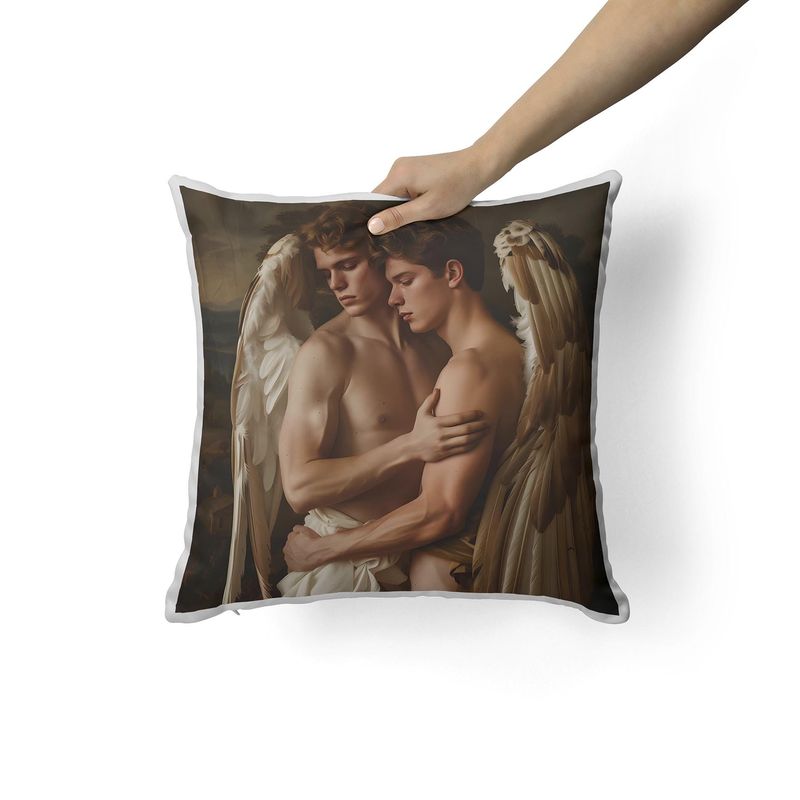 CREANGO - COJIN DECORATIVO LGBT ANGELES PRIDE