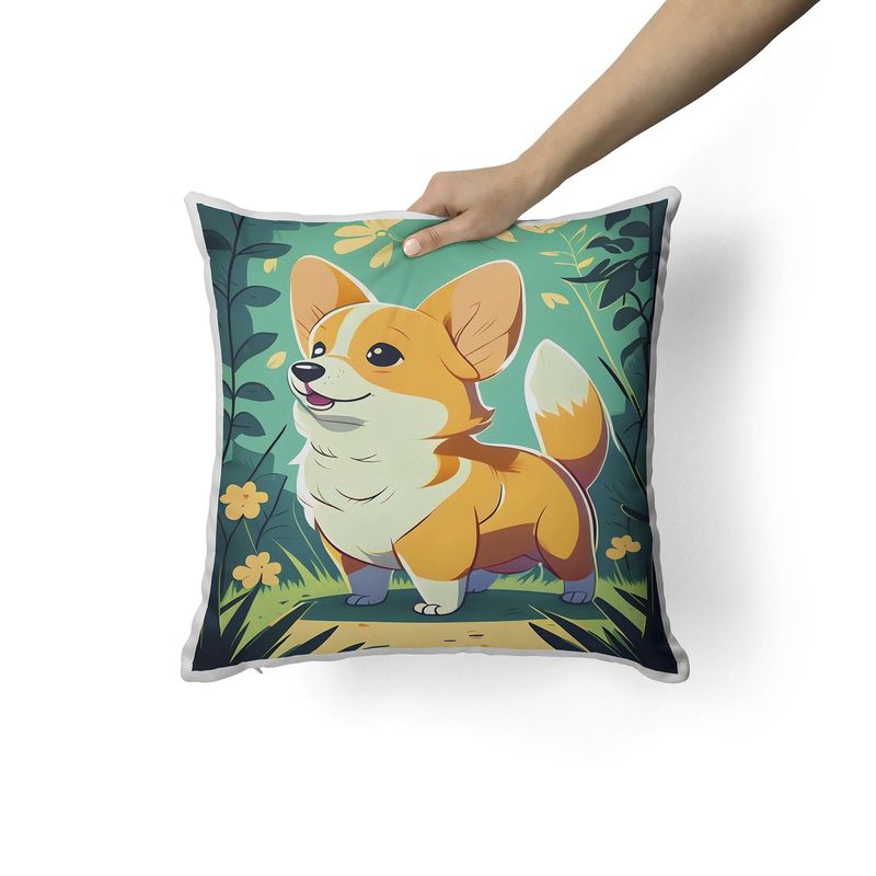 CREANGO - COJIN DECORATIVO CORGI MASCOTA PERRO