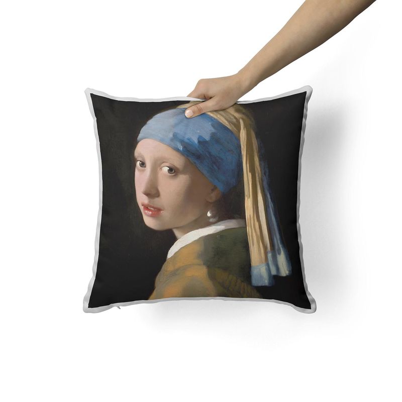 CREANGO - COJIN DECORATIVO LA JOVEN DE LA PERLA