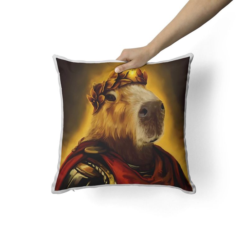 CREANGO - COJIN DECORATIVO CAPIBARA EMPERADOR