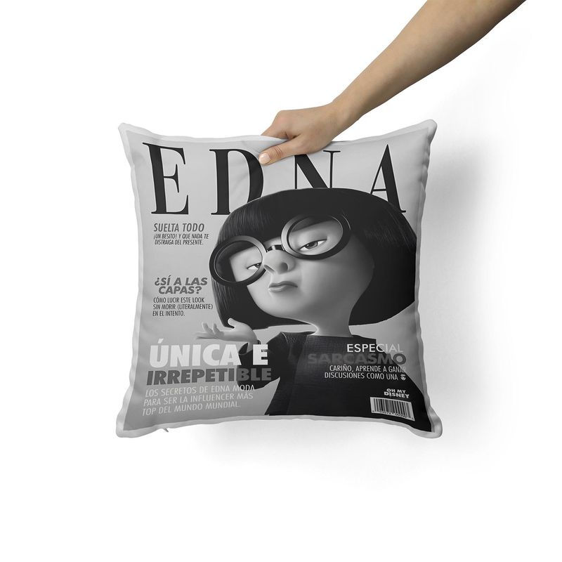 CREANGO - COJIN DECORATIVO EDNA MODA LOS INCREIBLES