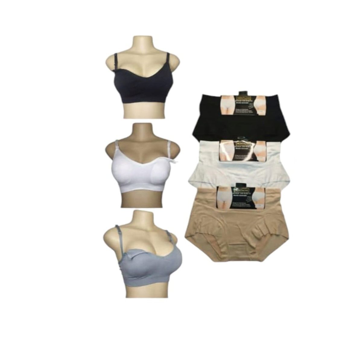 FASHIONS - Pack lactancia sostenes calzones maternales