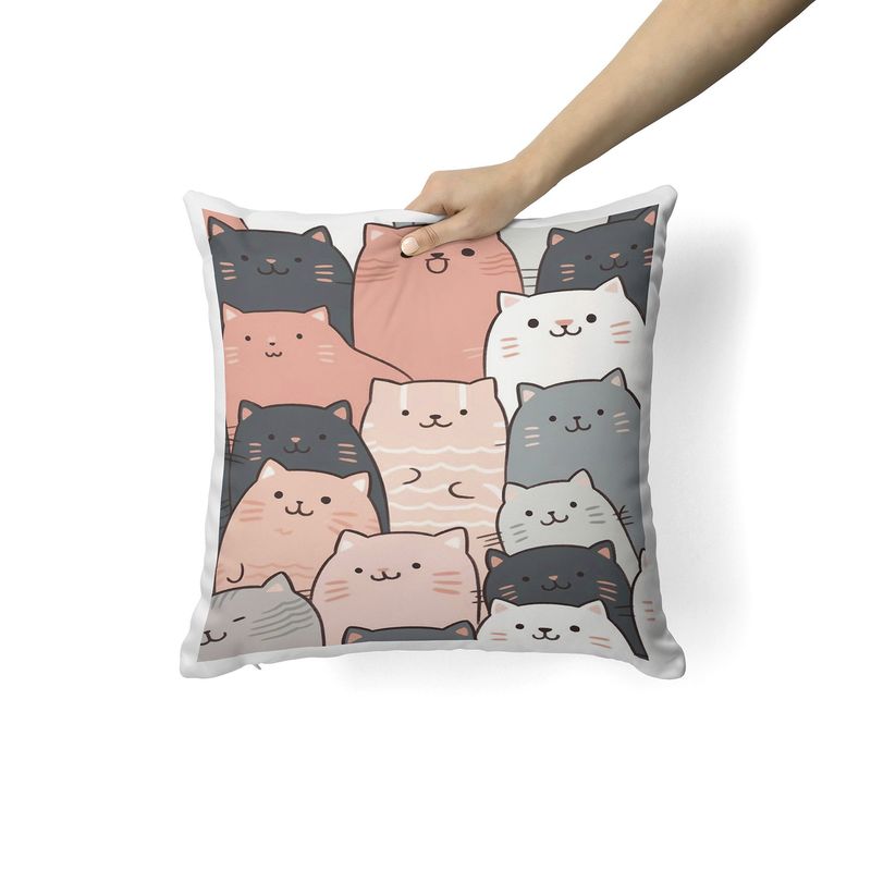 CREANGO - COJIN DECORATIVO GATITOS