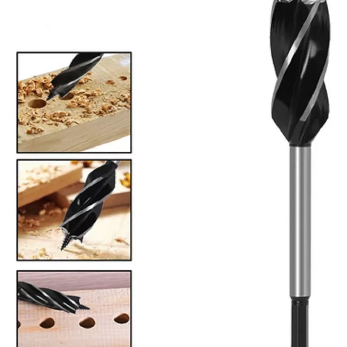 GENERICO - Broca Helicoidal Madera Vigas Set 1 pcs 35 mm