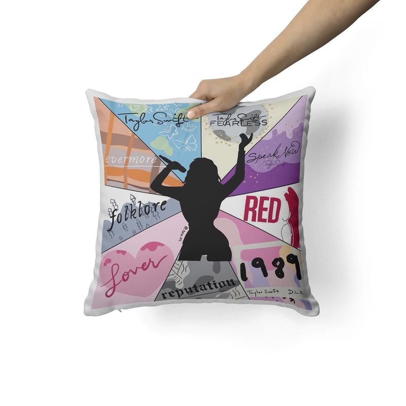 CREANGO - COJIN DECORATIVO TAYLOR SWIFT ALBUMES