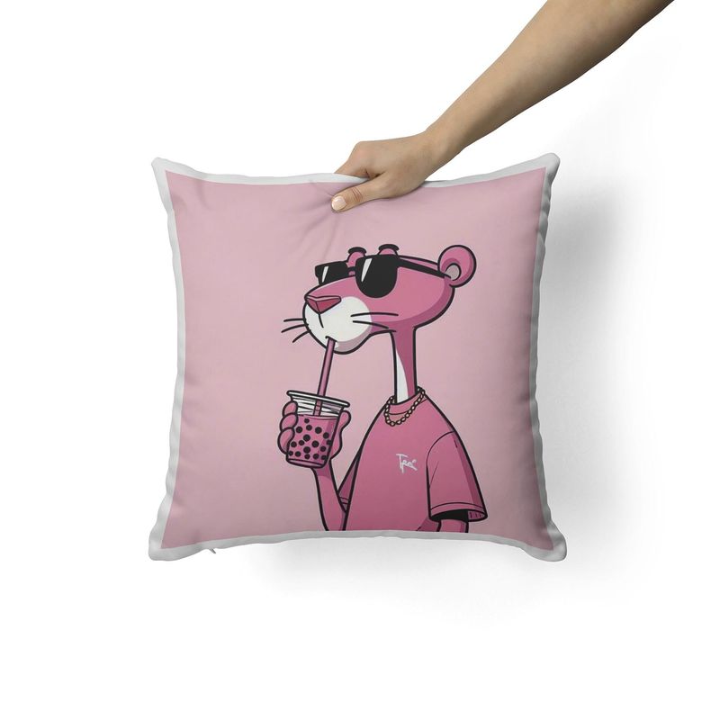 CREANGO - COJIN DECORATIVO LA PANTERA ROSA