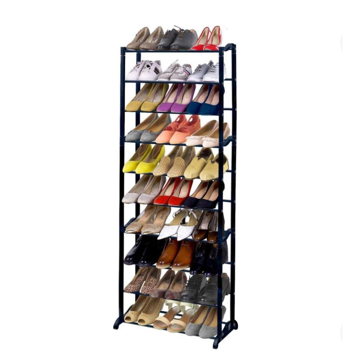 GENERICO - Zapateros Rack Colgante Organizador Estante Zapatos 30 Pares Negro