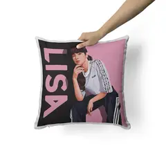 CREANGO - COJIN DECORATIVO LISA BLACK PINK