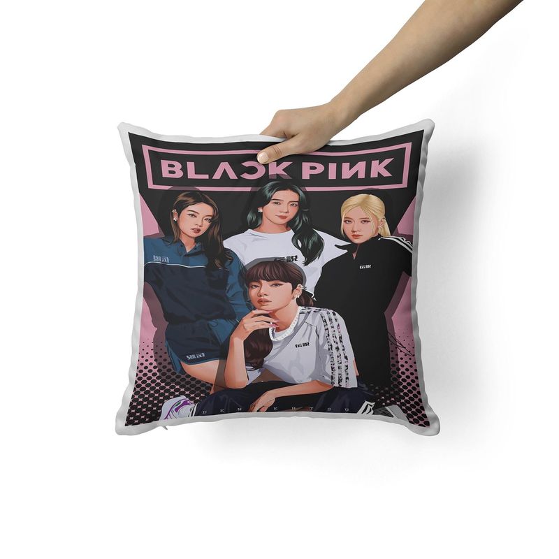 CREANGO - COJIN DECORATIVO BLACK PINK
