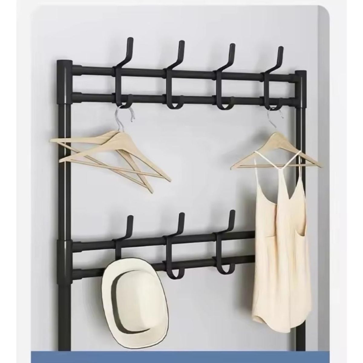 GENERICO - Zapatero Colgador Organizador De Zapatos Armario Perchero Negro