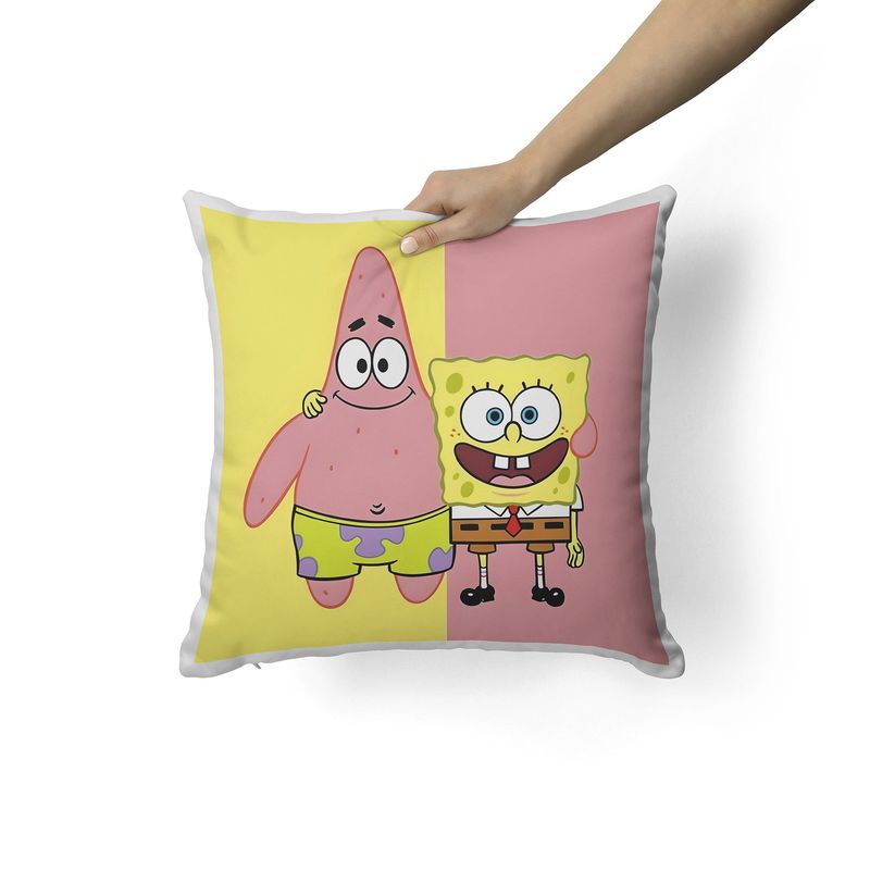 CREANGO - COJIN DECORATIVO BOB ESPONJA Y PATRICIO
