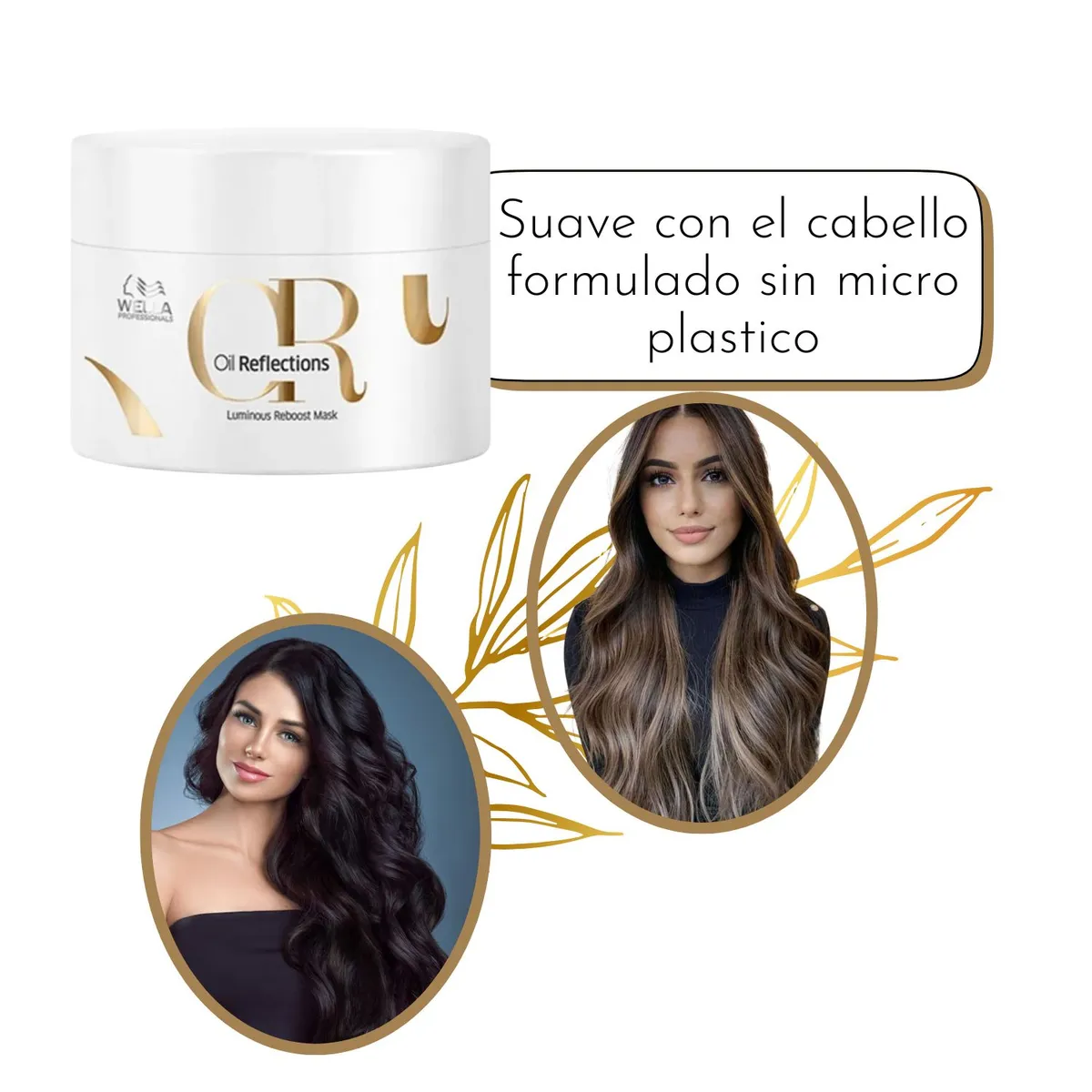 WELLA - Mascara Wella Oil Reflections 150ml Hidrata Suaviza Realza el Brillo