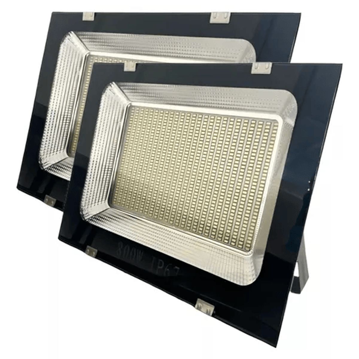 GENERICO - Pack X2 Focos Reflectores 800w Luz Led Ip65 Exterior.
