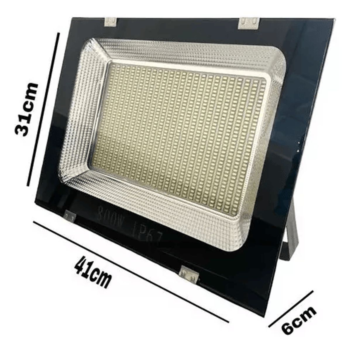 GENERICO - Pack X2 Focos Reflectores 800w Luz Led Ip65 Exterior.