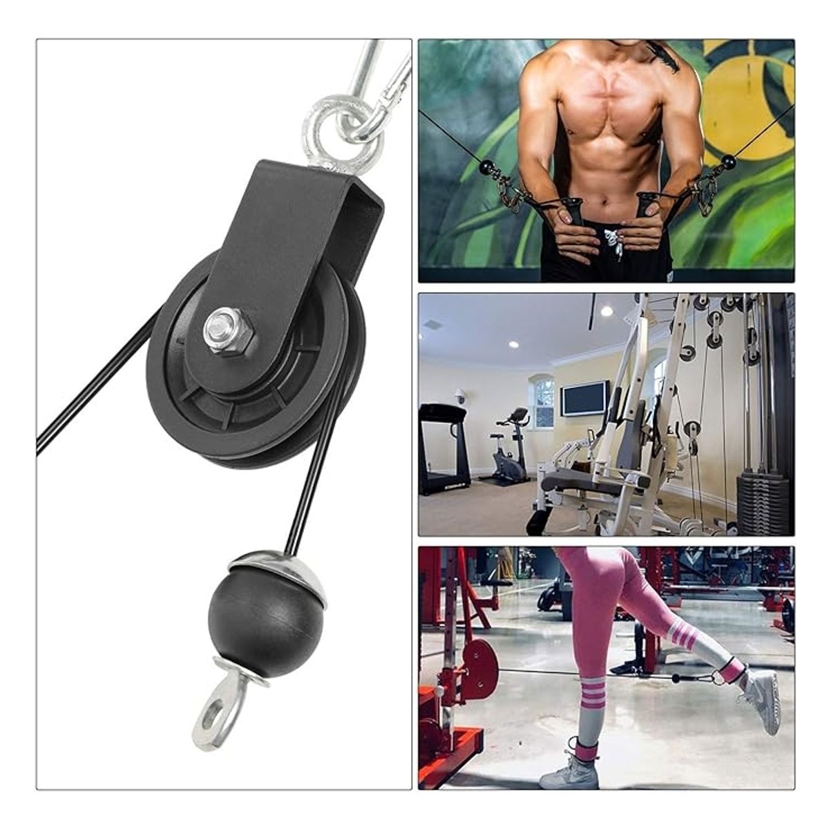 ATURE - Piola Para Máquinas De Ejercicios Gym Cable Acero 25m