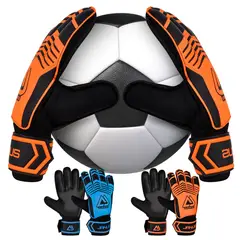 KOKILA - Guantes de Arquero Futbol Niños y Adultos Latex Agarre Pro