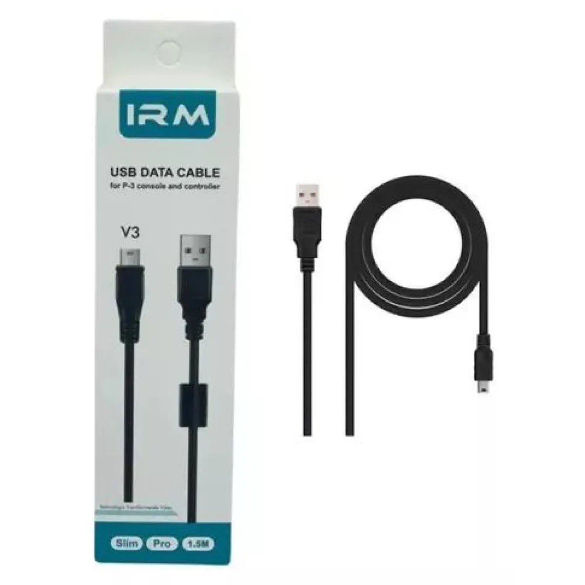 GENERICO - Cable Mini USB V3 Para Playstation 3