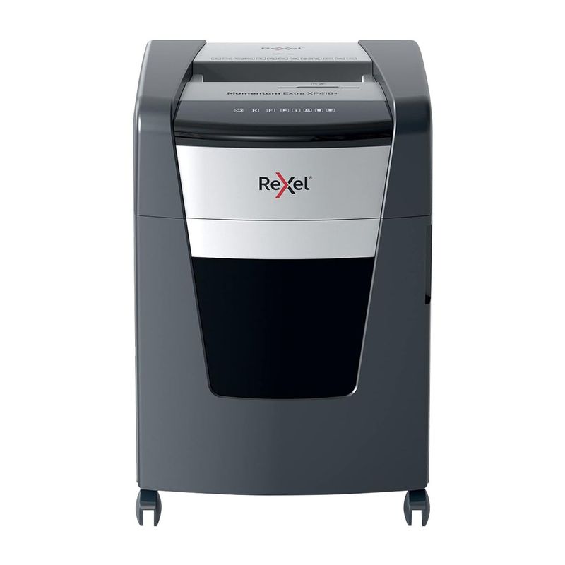 REXEL - Trituradora Momentum Extra XP418+ Partícula P4 18 Hojas 45L