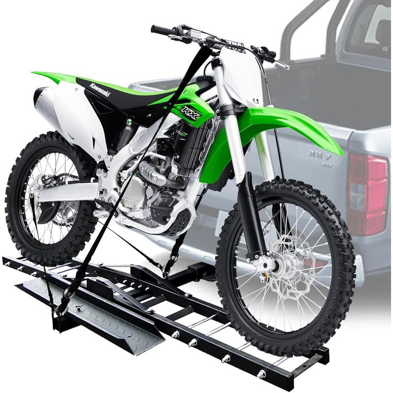 KUANGYE - Porta Moto Acero Enganche Americano, 500 Lbs
