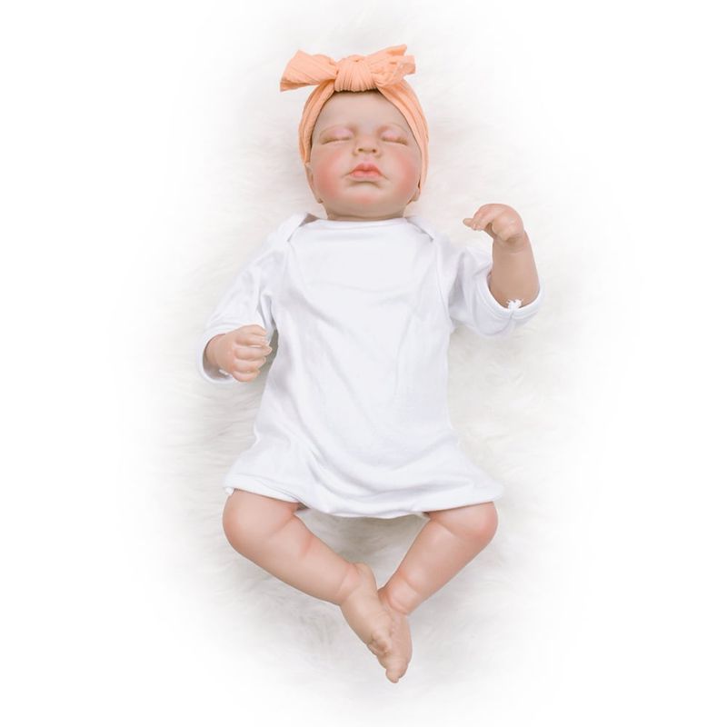 LIANYUN - Muñeca bebe reborn vinilo de silicona juguetes para 49CM
