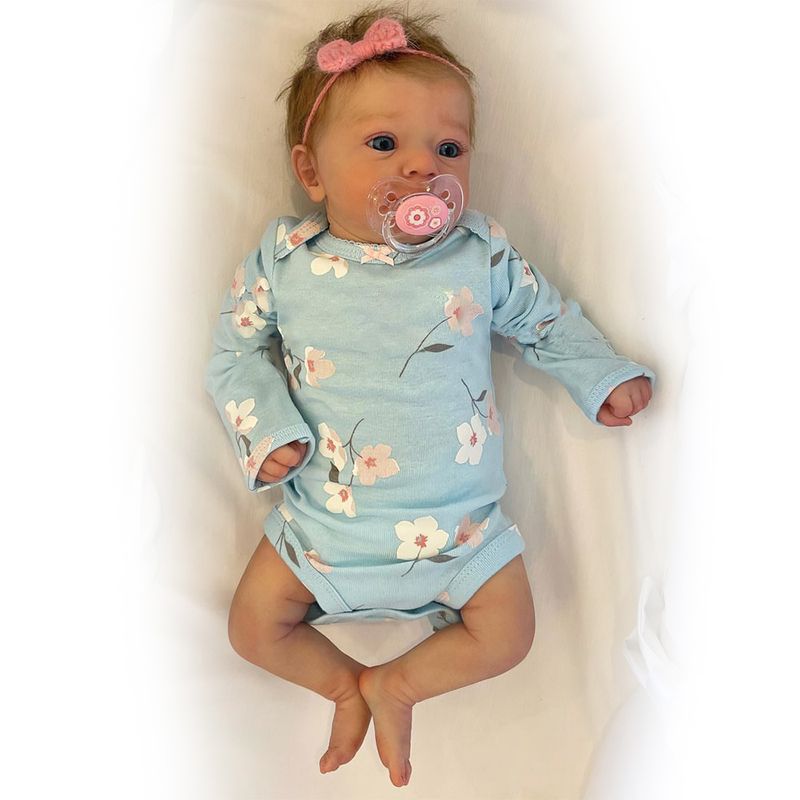 LIANYUN - Muñeca bebe reborn vinilo de silicona juguetes para 48CM