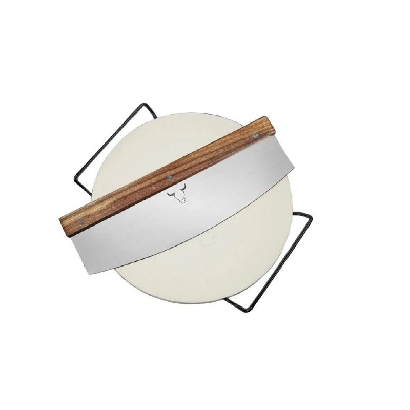 GENERICO - Set Piedra Pizza Cortador De Pizza Wayu Horno Cocina