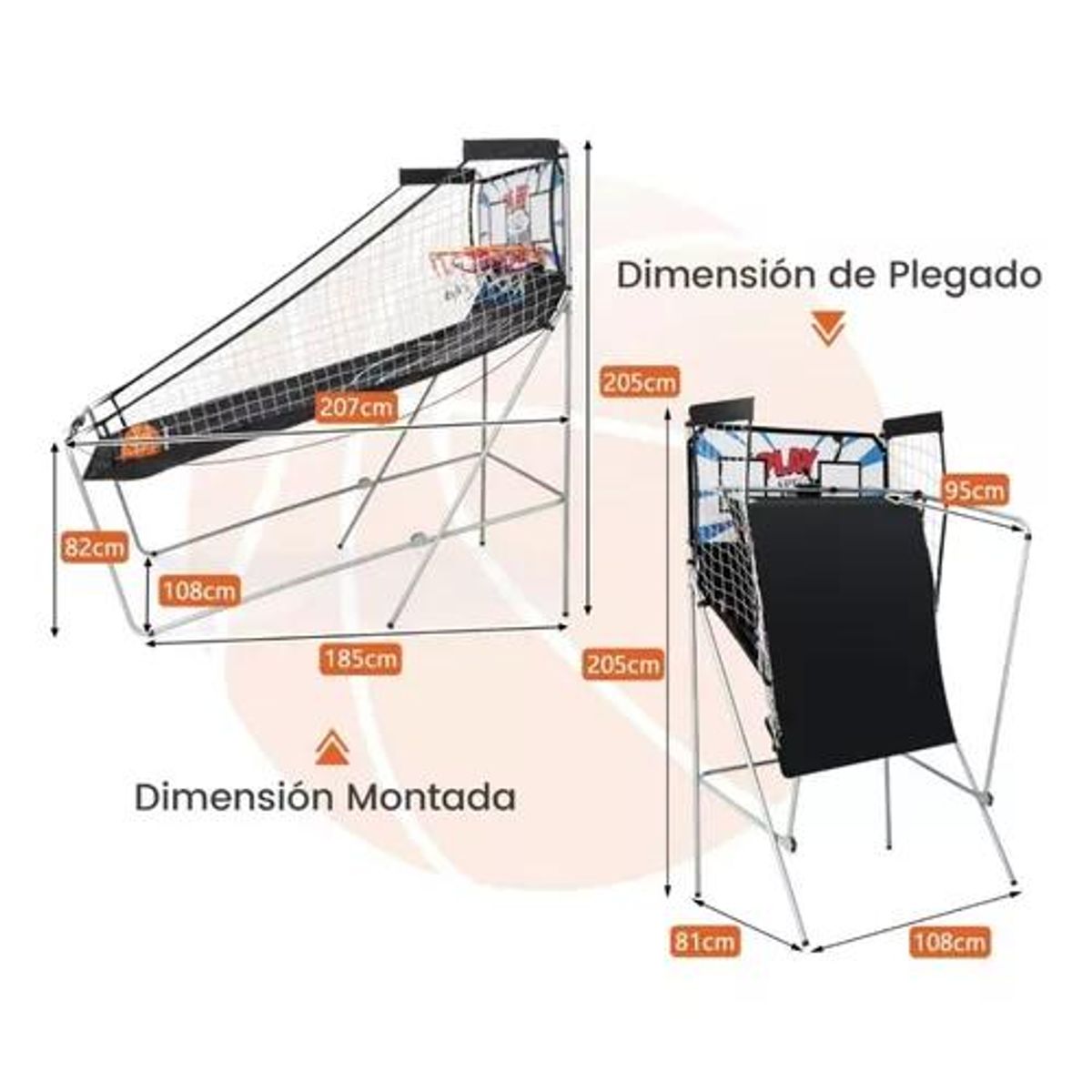 GENERICO - Juego De Basquetball Baloncesto Entretenimiento