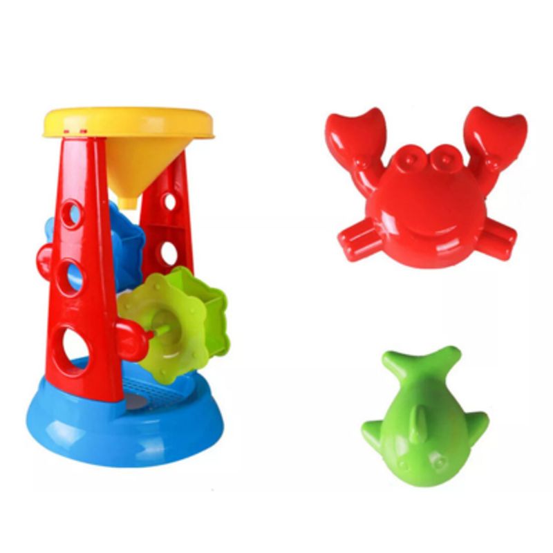GENERICO - Set Juego Juguete Playa Para Niños Molino De Arena