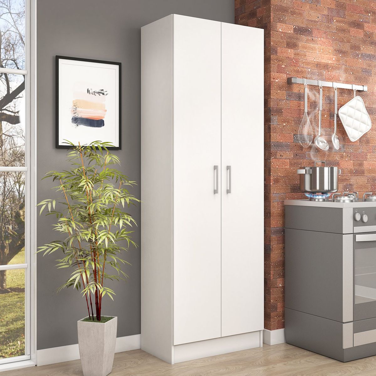 VEKKAHOME - DESPENSA WINNER 2P BLANCA