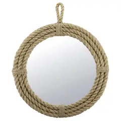 GENERICO - Espejo Yute Náutico Nudo 50cm Taller Sin Fronteras